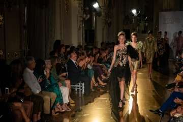 El espíritu heroico de las mujeres, protagonista de los diseños de la 2Âª jornada de GC Colección Bridal (Foto TA)